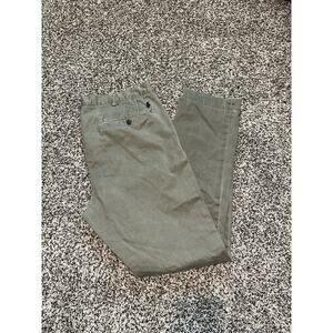 Polo Ralph Lauren Men’s Slim Fit Size 36x29 Green Pants Flat Front Chino